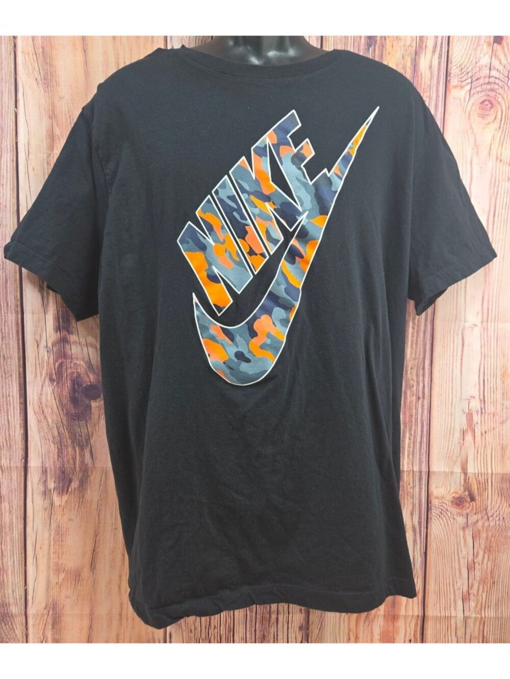 Nike Black Camouflage Graphic T-Shirt Size XXL